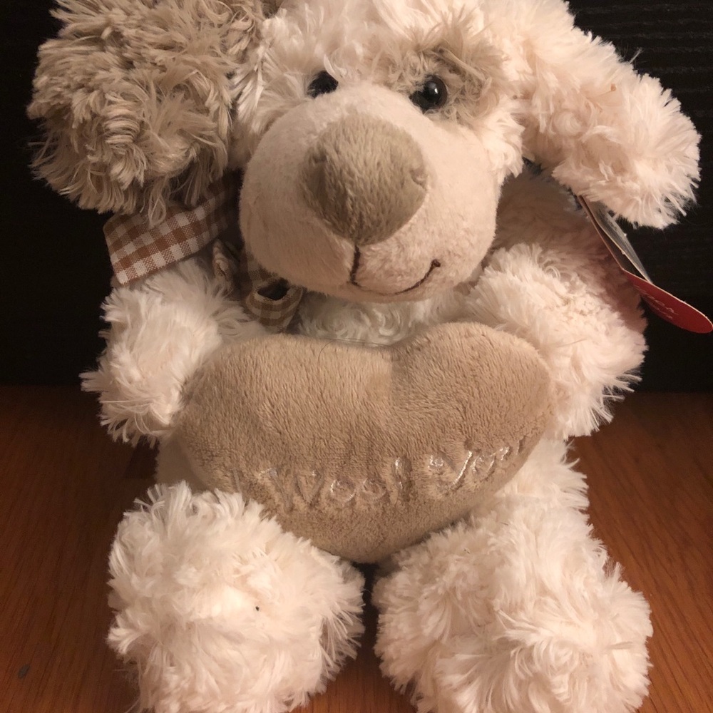I Woof You doggie stuffie Plush Toy - NWT